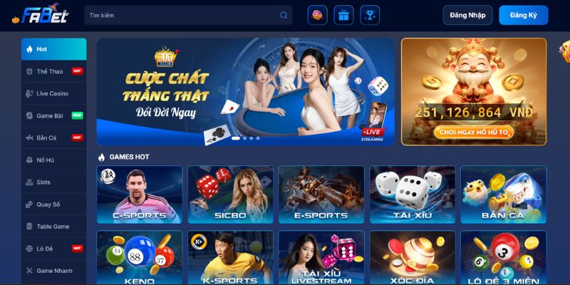 Thiên đường game online FABET