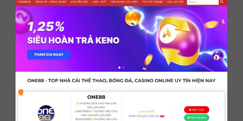 Cổng game uy tín ONE88